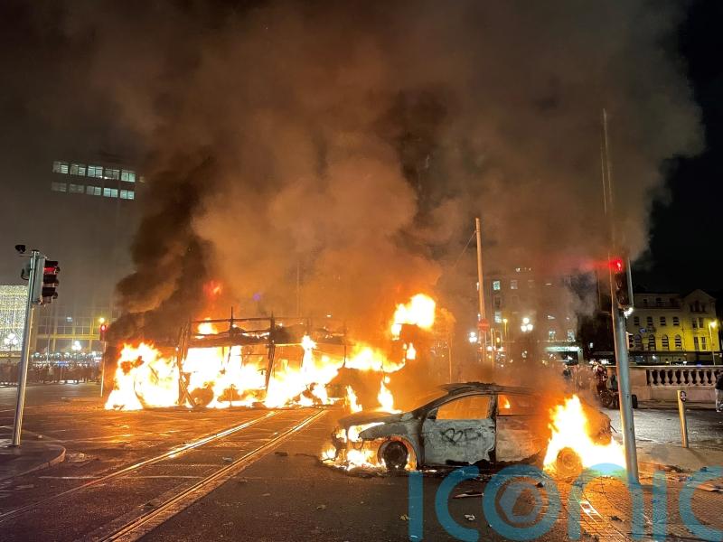 Flares and fireworks at a crime scene: How the chaos in Dublin began