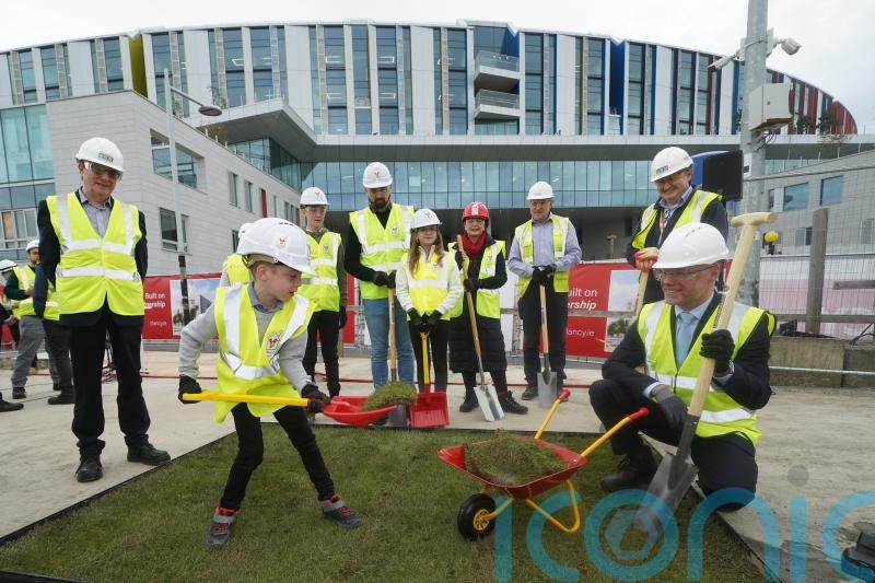 Sod turned at family accommodation unit for new children’s hospital