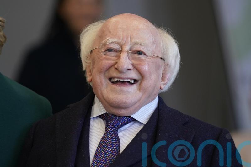 Outgoing president Higgins spends night in hospital with infection