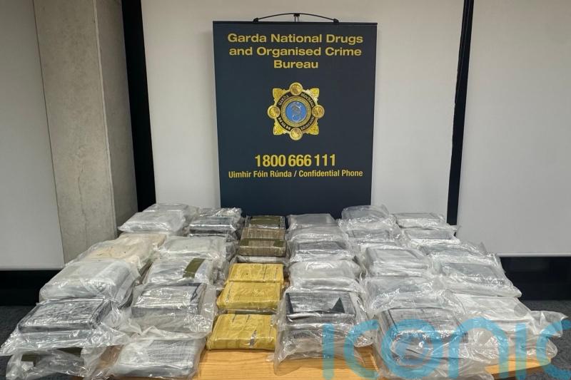 Suspected cocaine worth estimated eight million euro seized