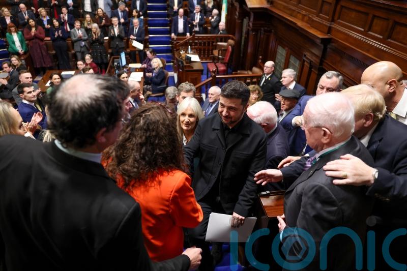 Volodymyr Zelensky bids to capture Irish hearts on whirlwind state visit