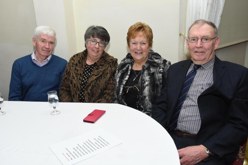 Colm and Patricia Grant with Bernadette and Patrick Devlin.