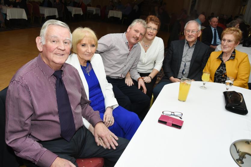 Group pictured at the charity dance in the Strand Hotel.