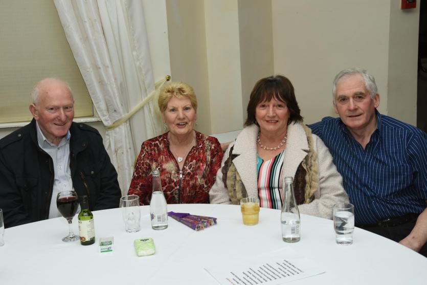 Dennis and Winnie Coyle with Bernadette and Frank Harrigan.