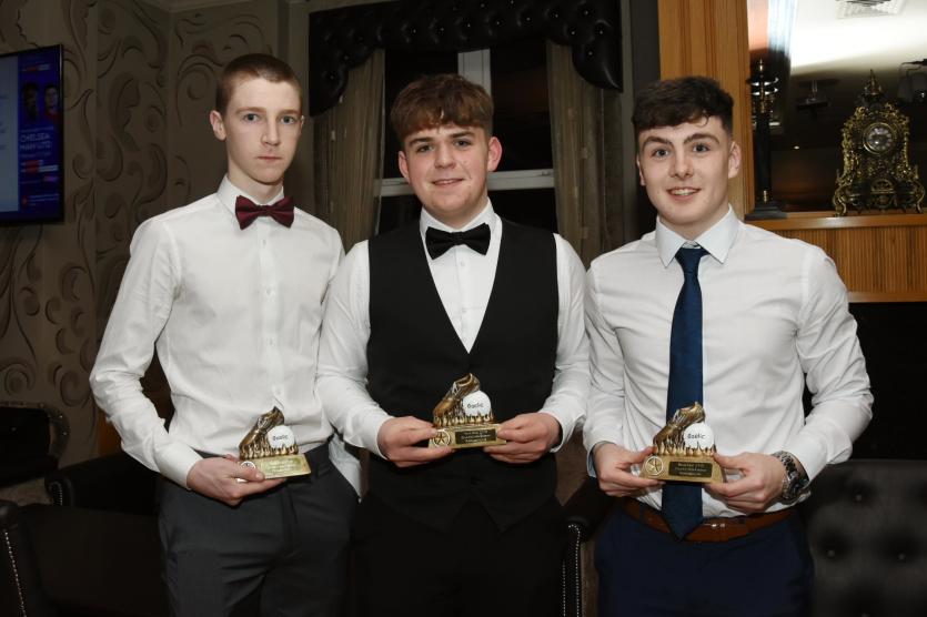 The Colaiste Inis Eoghain representatives