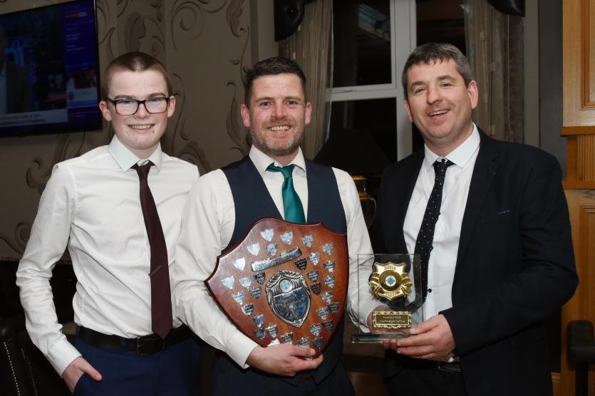 Jamie McLaughlin, Seamus Fildara, Clubperson of the Year, and Pat McLaughlin