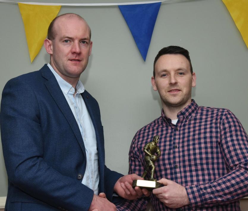 Senior Player of the Year Dermot Keaveney with Neil Gallagher