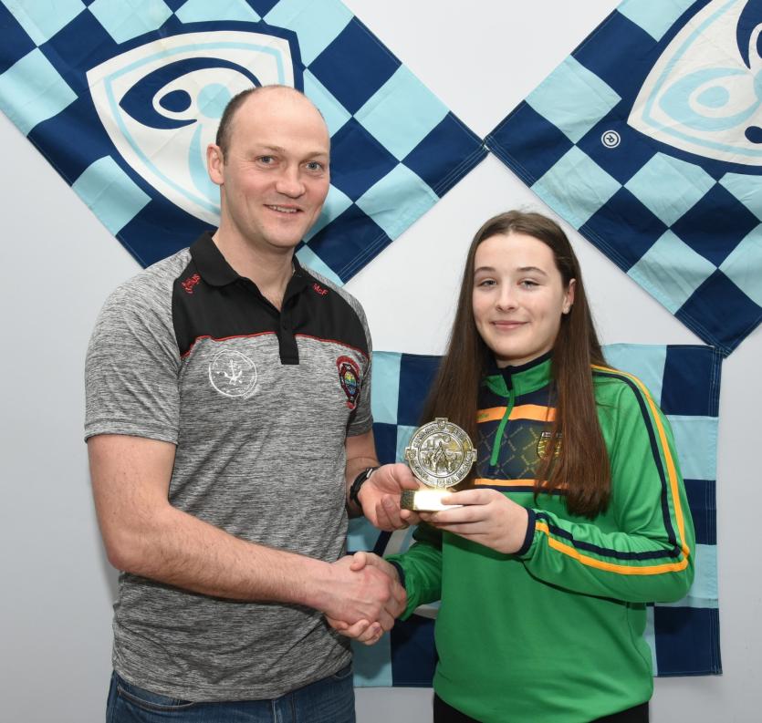 Special Guest Colm McFadden with Shannon Leech, U15 Girls Donegal Team