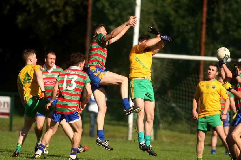 Burt goalscorer Conor Harkin's reaction to reaching the Intermediate Championship final