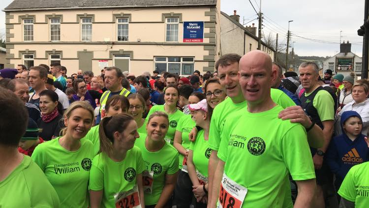 The local running club had numerous participants