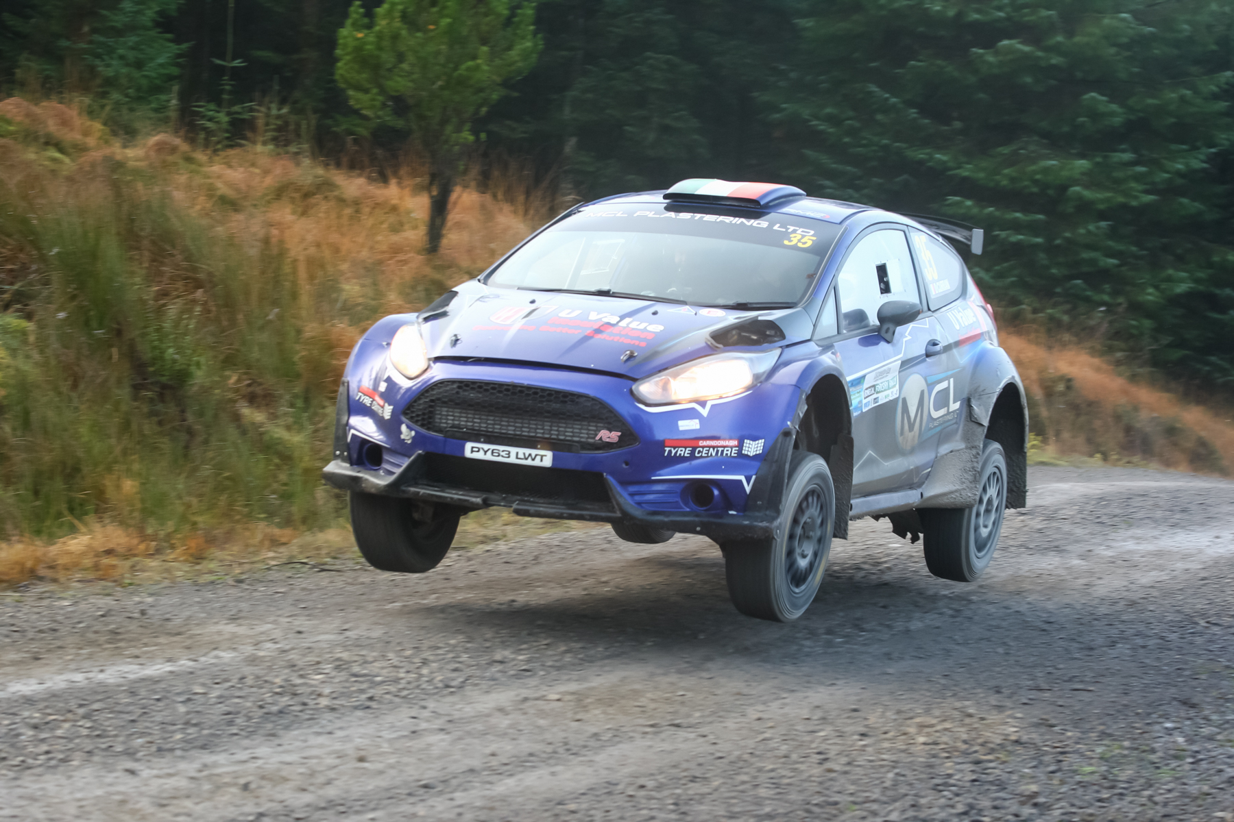 Aaron McLaughlin & Darren Curran pushed hard in their Fiesta R5